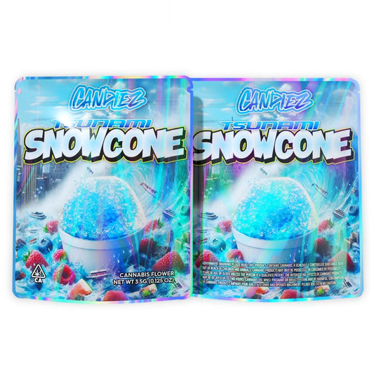 Candiez Tsunami Snow Cone Mylar Bags 3.5 Grams