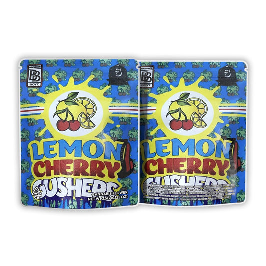 Backpack Boyz Lemon Cherry Gushers Weed Mylar Bags 3.5 Grams