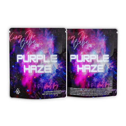 Interstellar Purple Haze Mylar Bags 3.5 Grams