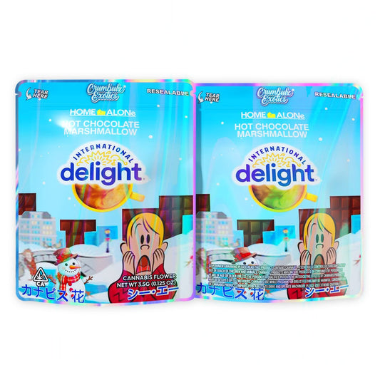 International Delight Mylar Bags 3.5 Grams