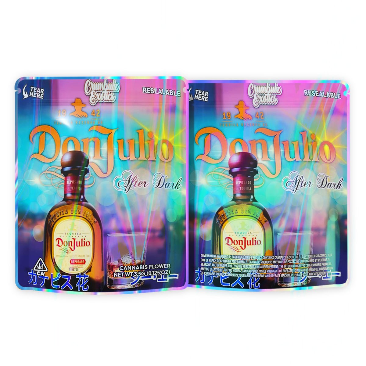 Donjulio Mylar Bags 3.5 Grams