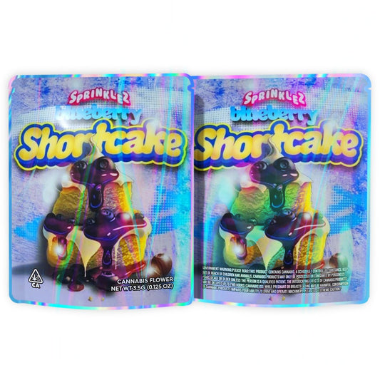 Sprinklez Blueberry Shortcake Mylar Bags 3.5 Grams