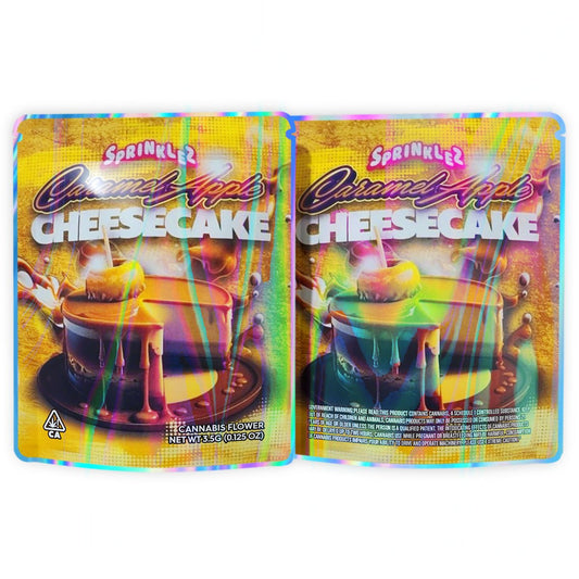 Sprinklez Caramel Apple Cheesecake Mylar Bags 3.5 Grams