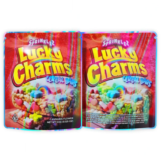 Sprinklez Lucky Charms Cereal Bars Mylar Bags 3.5 Grams