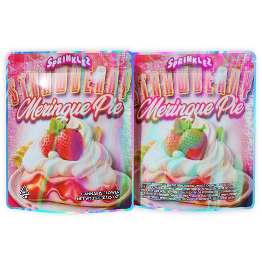 Sprinklez Strawberry Meringue Pie Mylar Bags 3.5 Grams