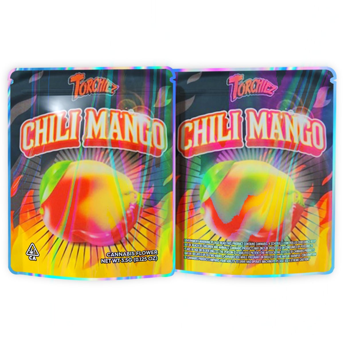 Torchiez Chili Mango Mylar Bags 3.5 Grams