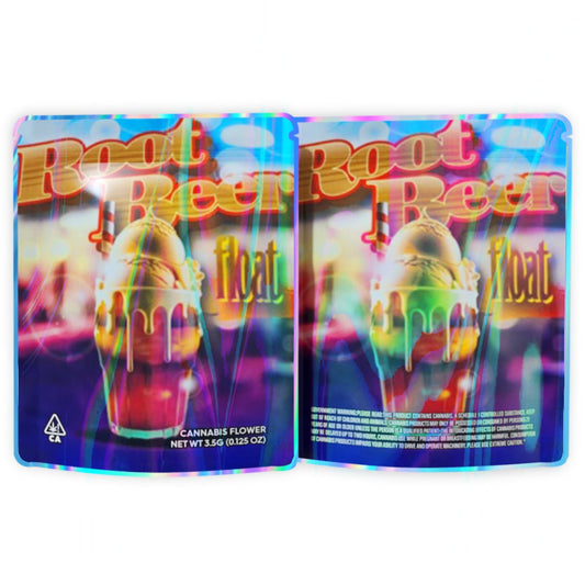 Root Beer Float Mylar Bags 3.5 Grams