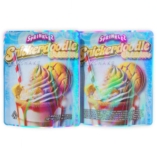 Sprinklez Snickerdoodle Chewy Milk Shake Mylar Bags 3.5 Grams