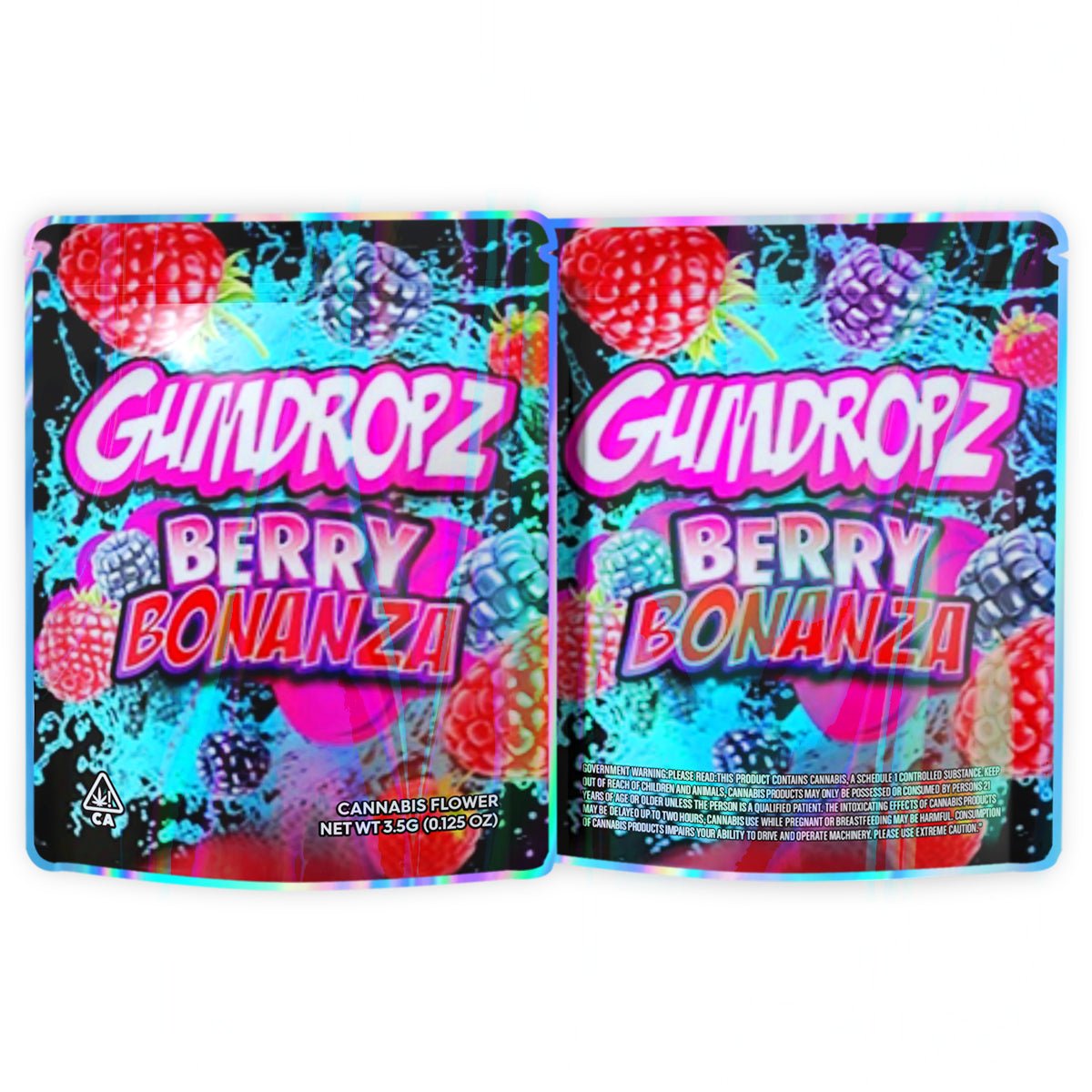 Gumdropz Berry Bonanza Mylar Bags 3.5 Grams