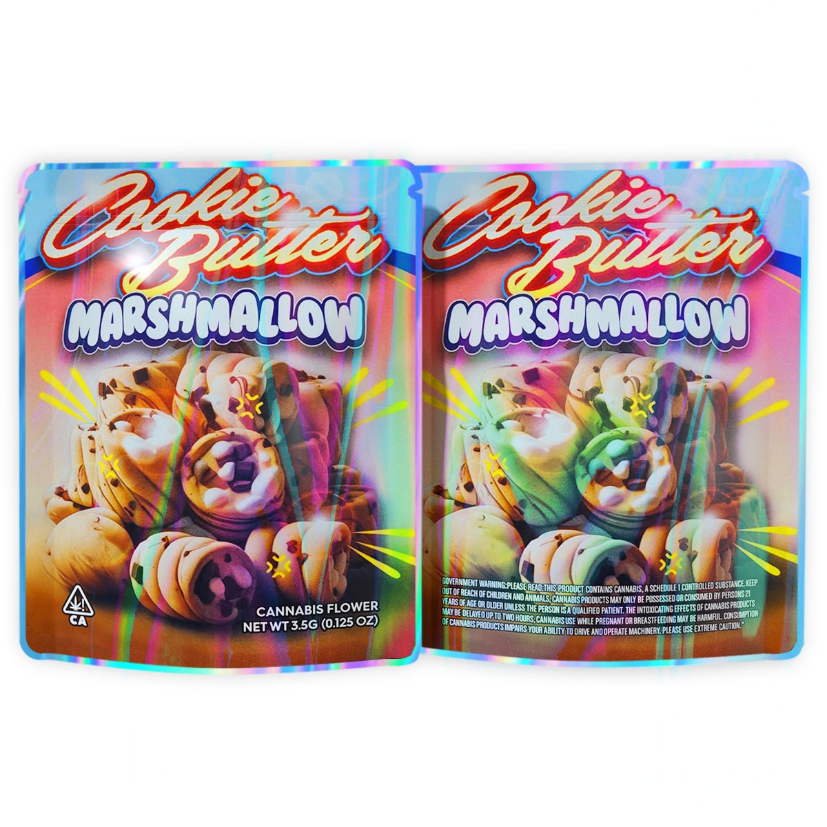 Cookie Butter Marshmallow Mylar Bags 3.5 Grams