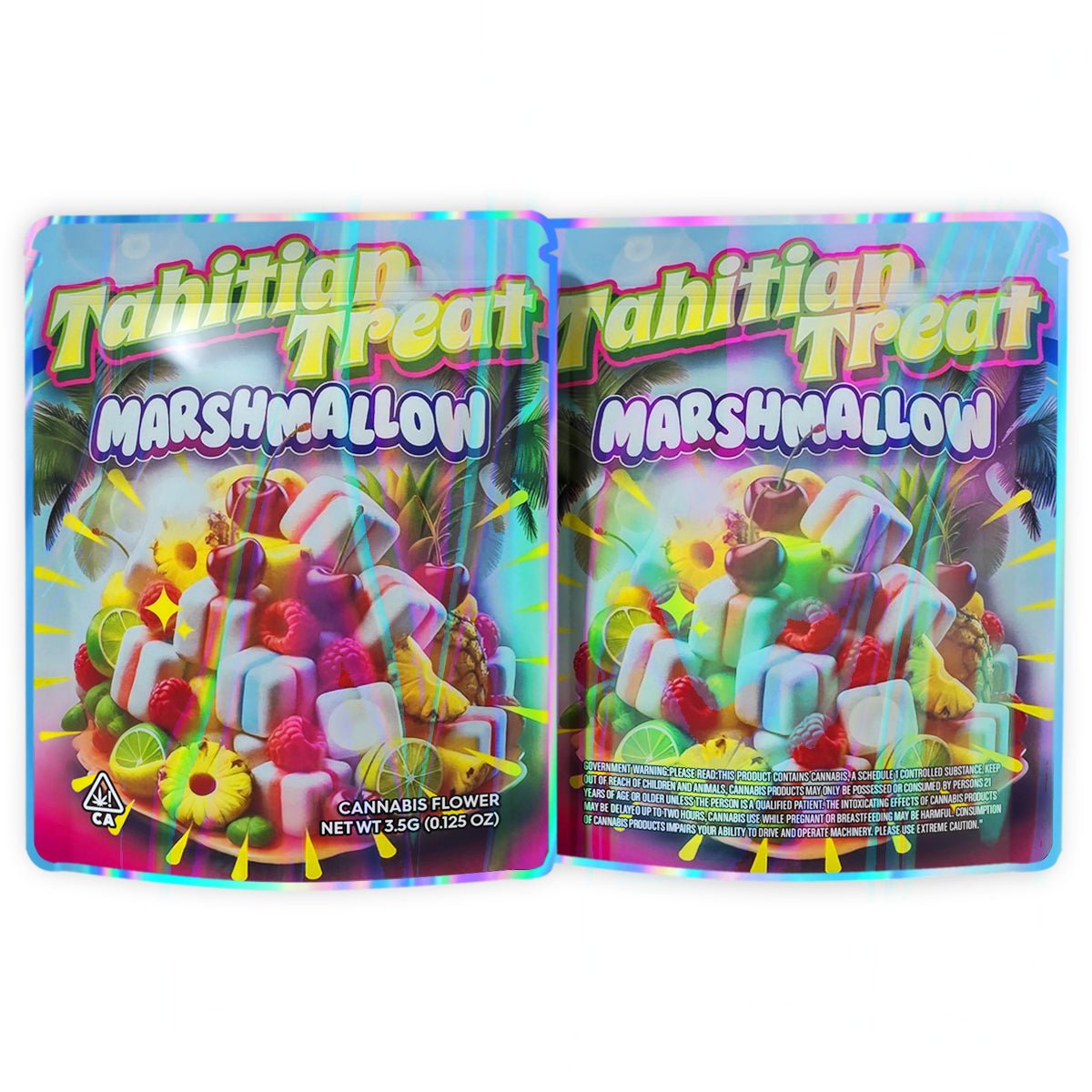 Tahitian Treat Marshmallow Mylar Bags 3.5 Grams