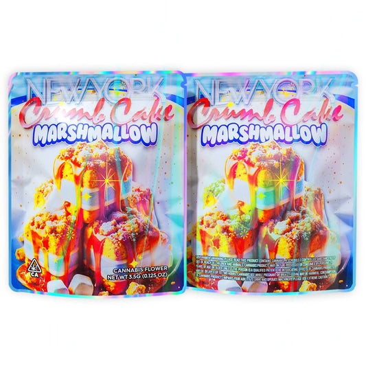 New York Swirl Cake Marshmallow Mylar Bags 3.5 Grams