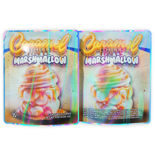 Caramel Frappe Marshmallow Mylar Bags 3.5 Grams