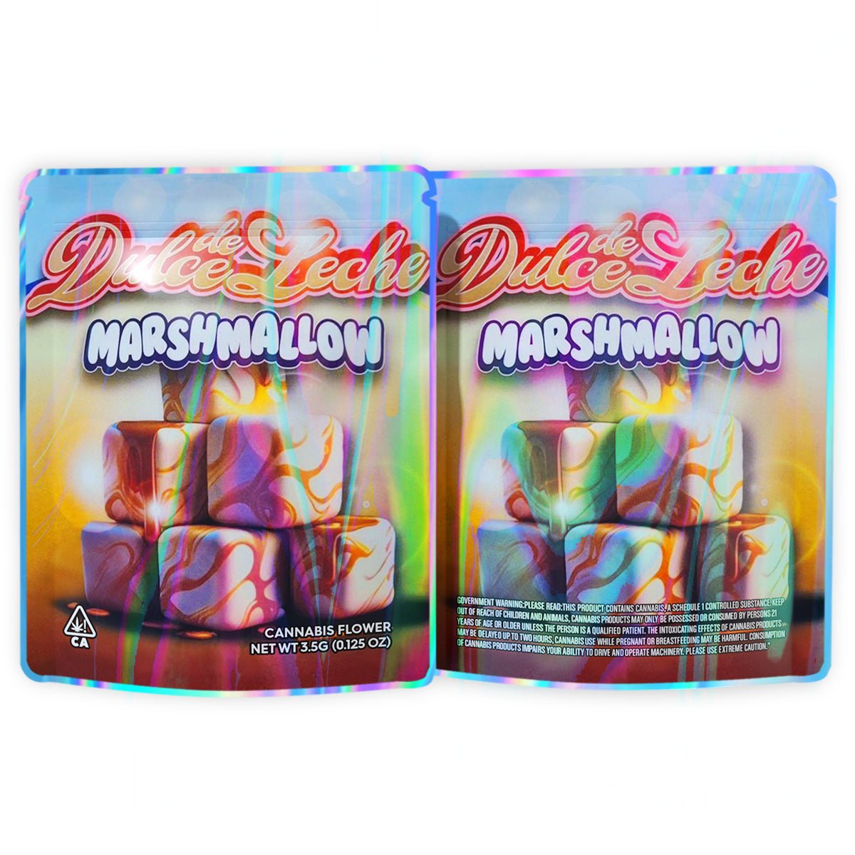 Dulce Leche Marshmallow Mylar Bags 3.5 Grams