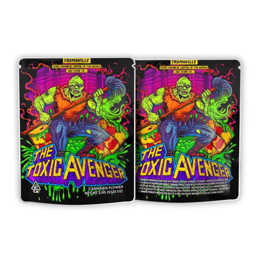 The Woxic Avenger Weed Mylar Bags 3.5 Grams