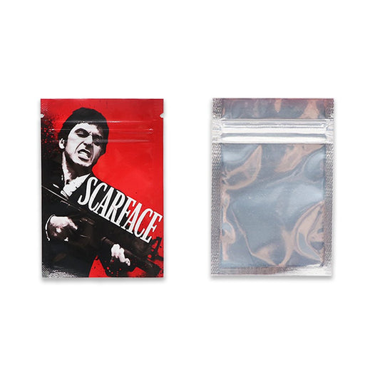 SCARFACE Weed Mylar Bags 3.5 Grams