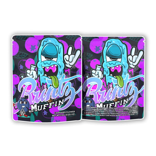 Runtz Muffin Weed Mylar Bags 3.5 Grams