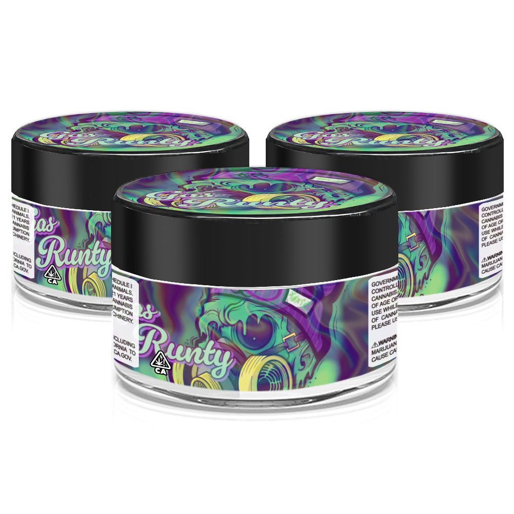 2oz Jars with Stickers (Jars included)