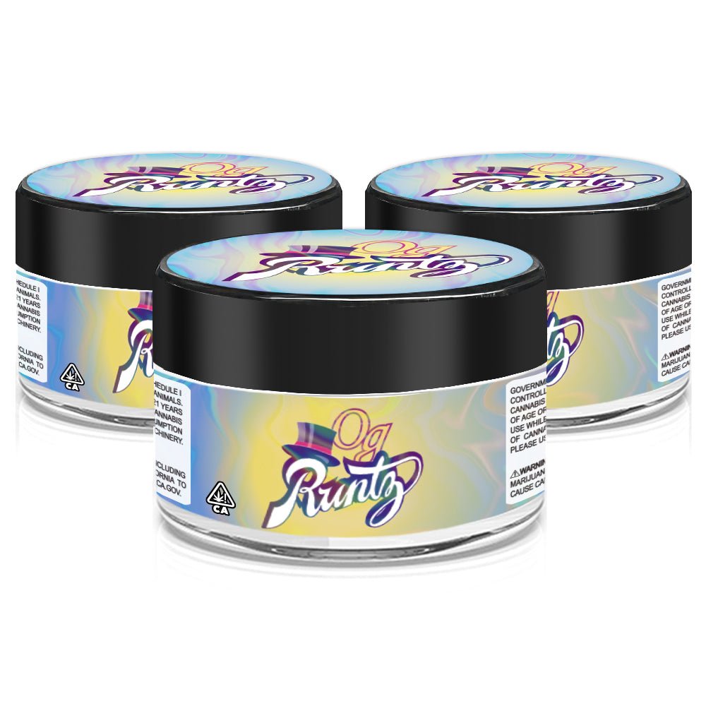 2oz Jars with Stickers (Jars included)