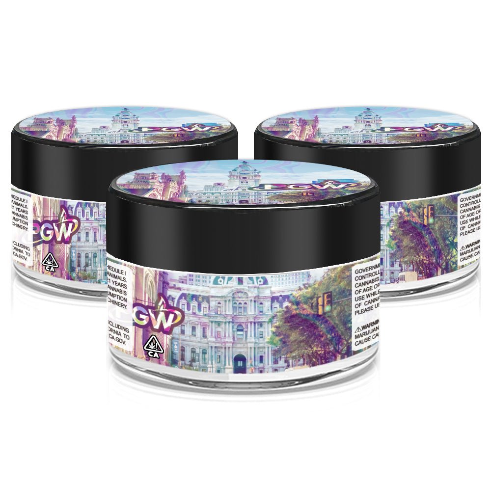 2oz Jars with Stickers (Jars included)