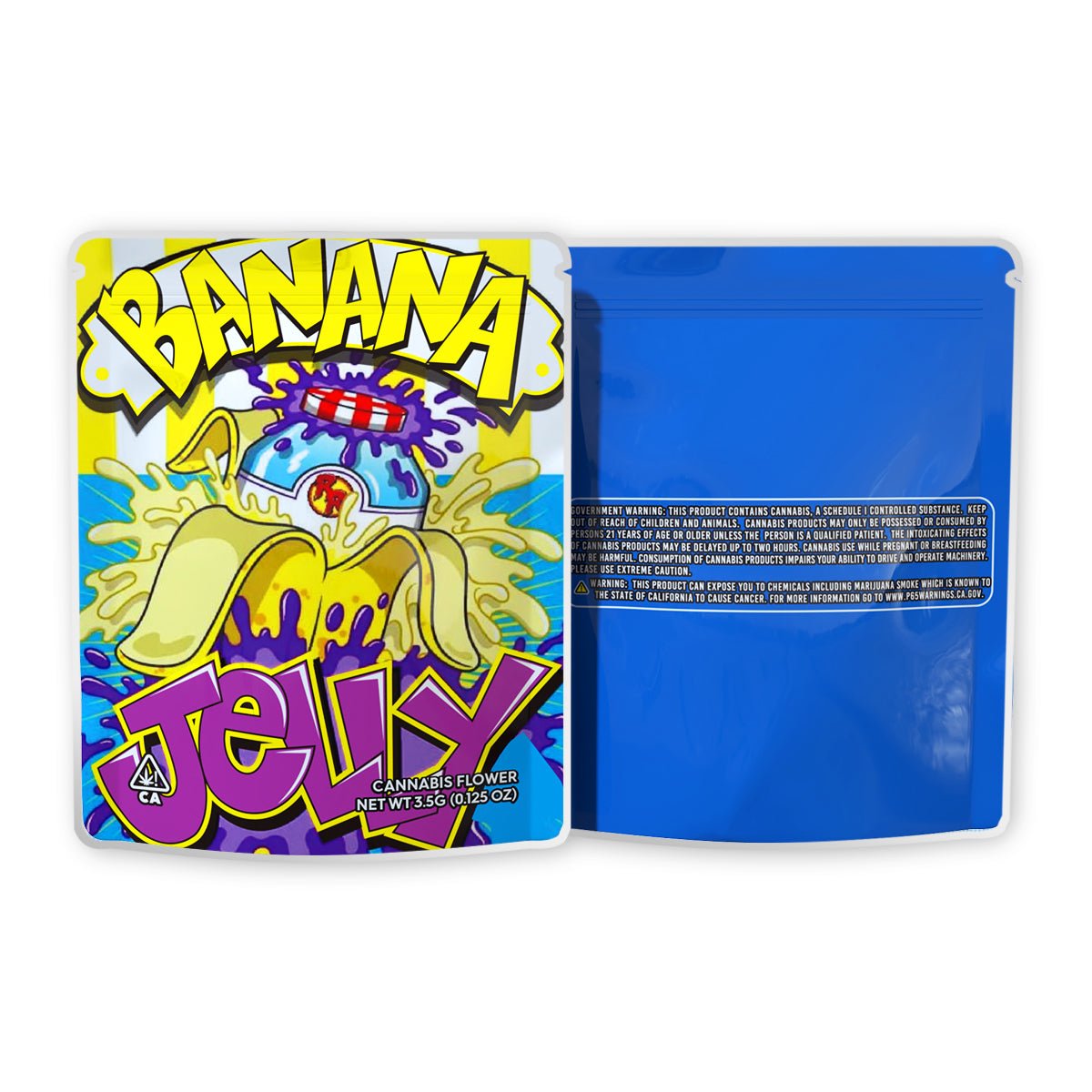 Banana Jelly Mylar Bags 3.5 Grams