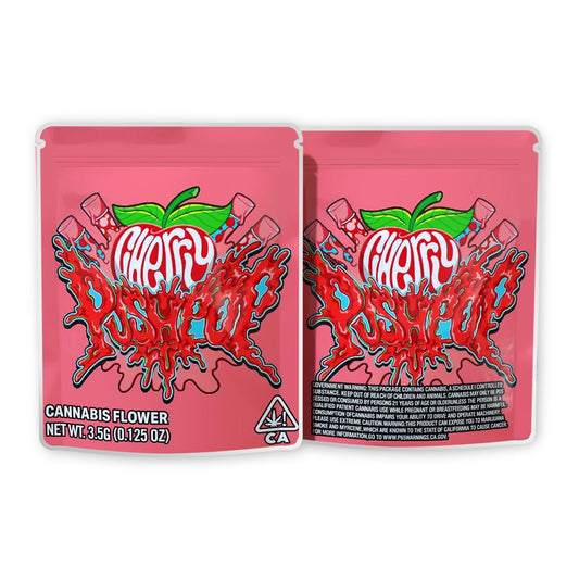 Cherry Mylar Bags 3.5 Grams