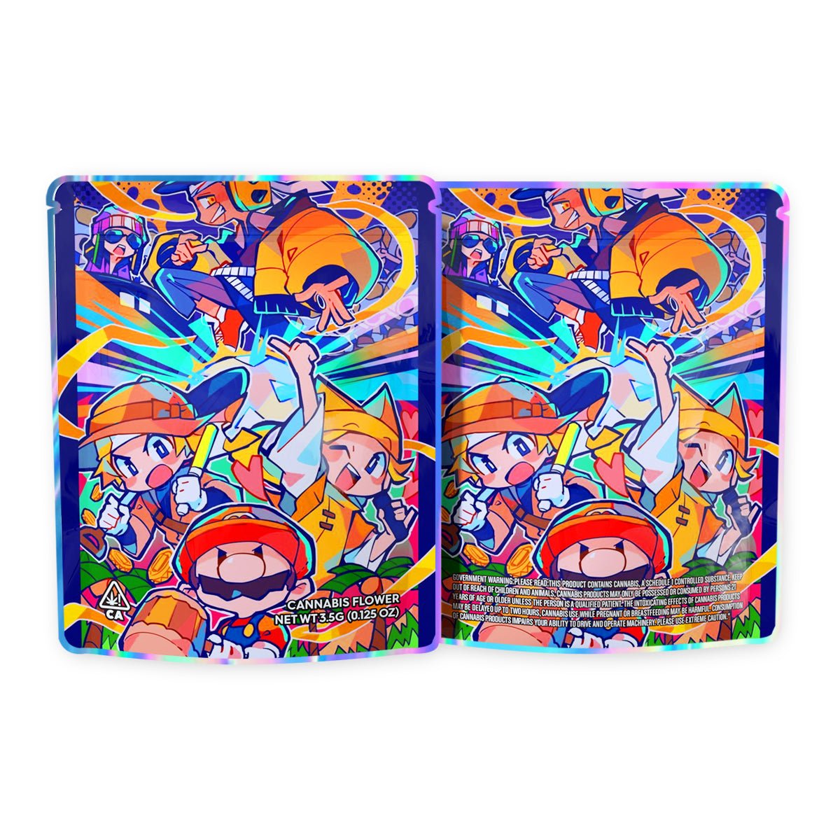 Comic Series Collection Mylar Bags 3.5 Grams