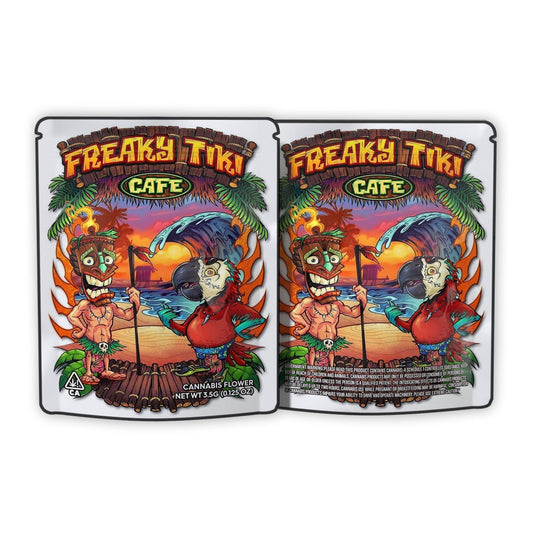 Freaky Tiki Cafe Mylar Bags 3.5 Grams