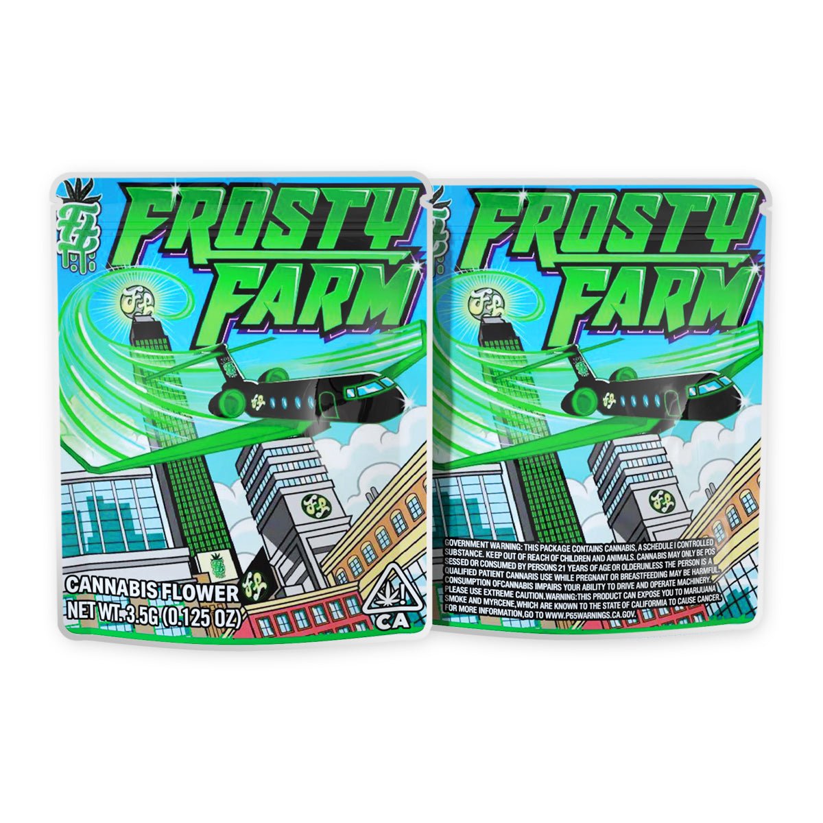 Frosty Farm Mylar Bags 3.5 Grams