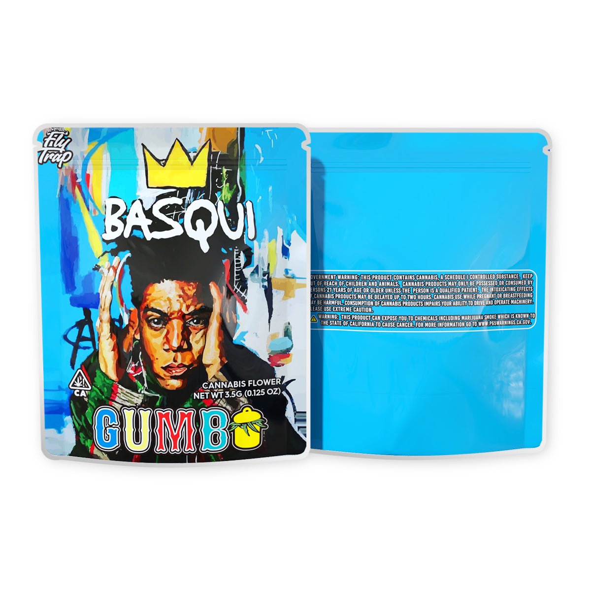 Gumbo Basqui Mylar Bags 3.5 Grams