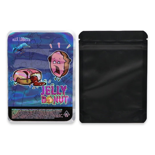 Jelly Donut Mylar Bags 3.5 Grams