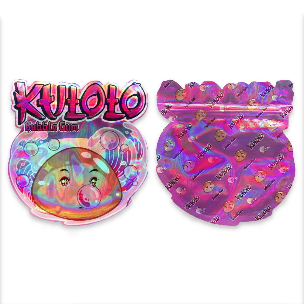 KUHOLO Bubble Gum Mylar Bags 3.5 Grams