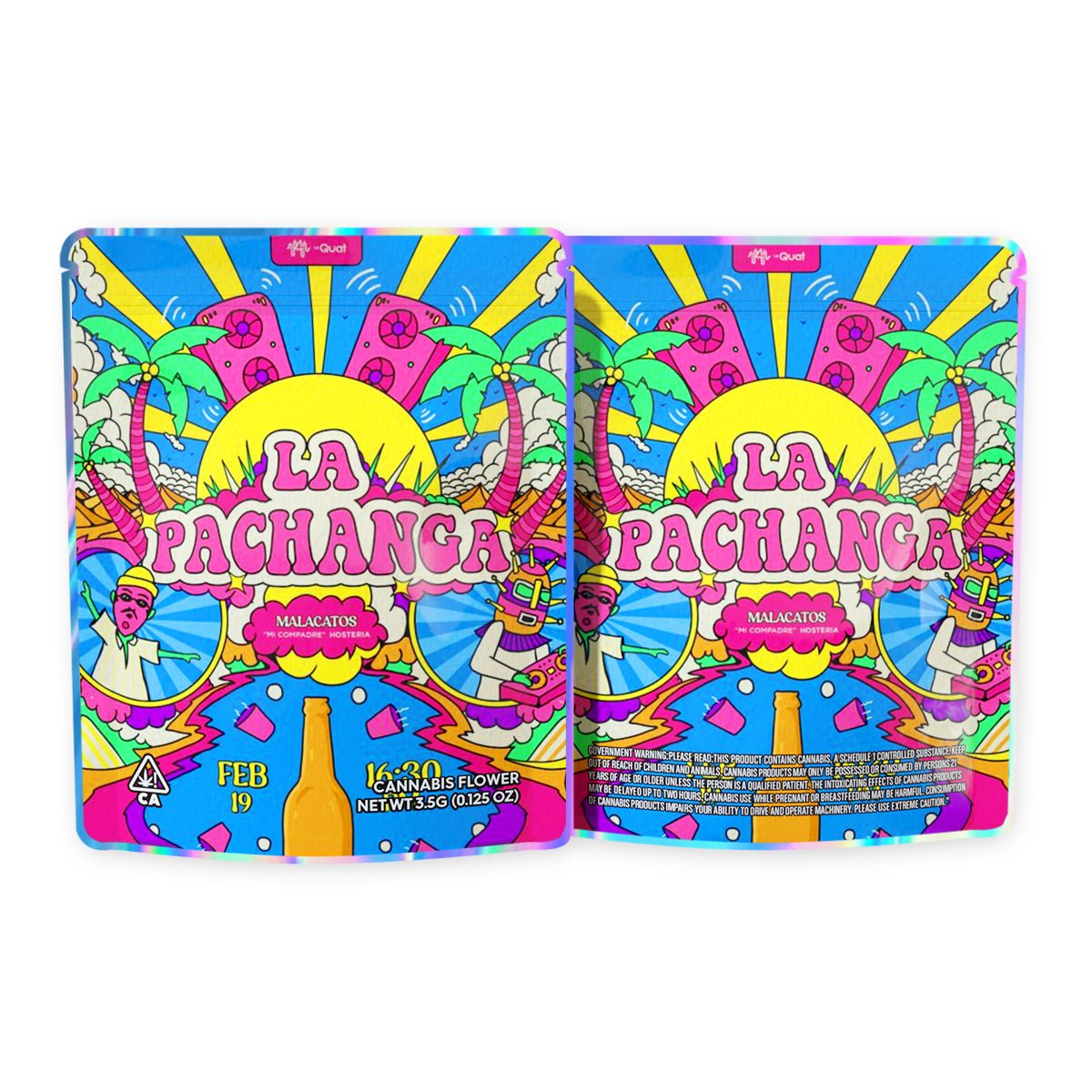 LA PACHANGA Mylar Bags 3.5 Grams