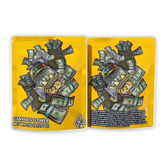 MONEY COUNTER Mylar Bags 3.5 Grams