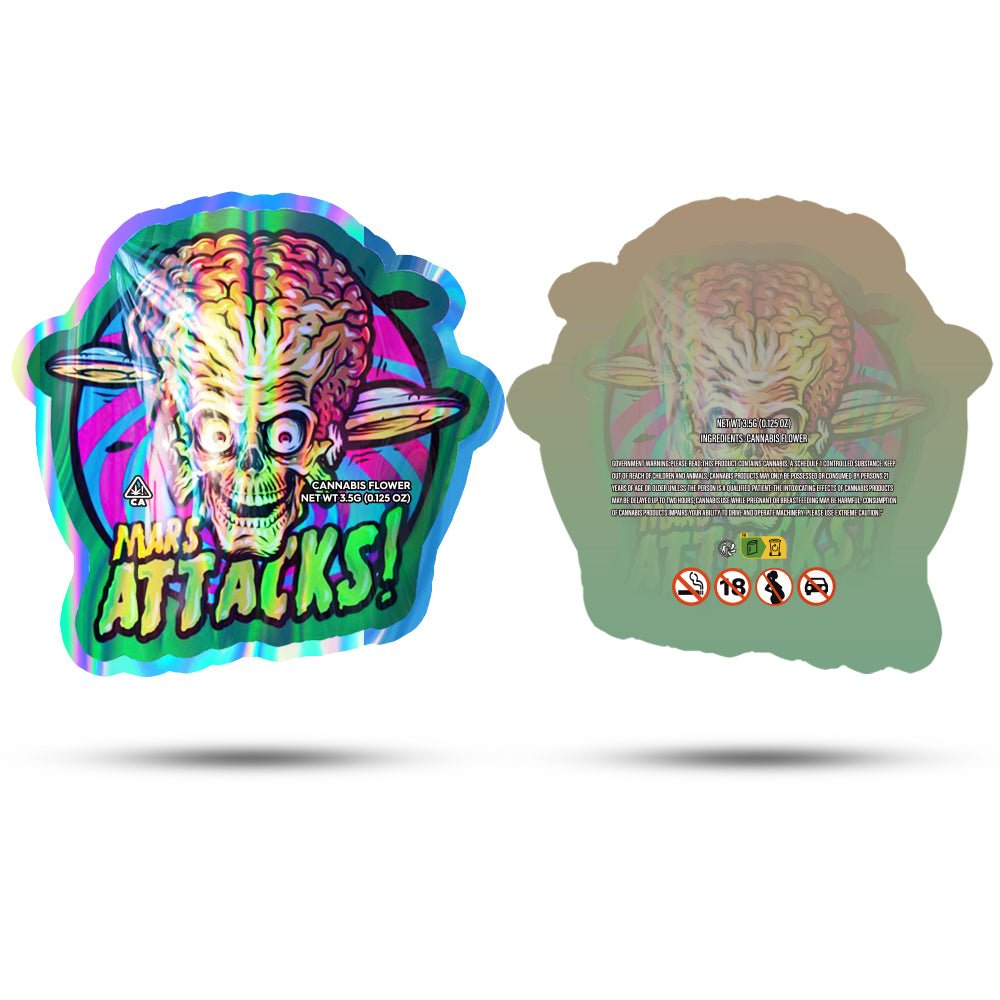 Mars Attacks Mylar Bags 3.5 Grams