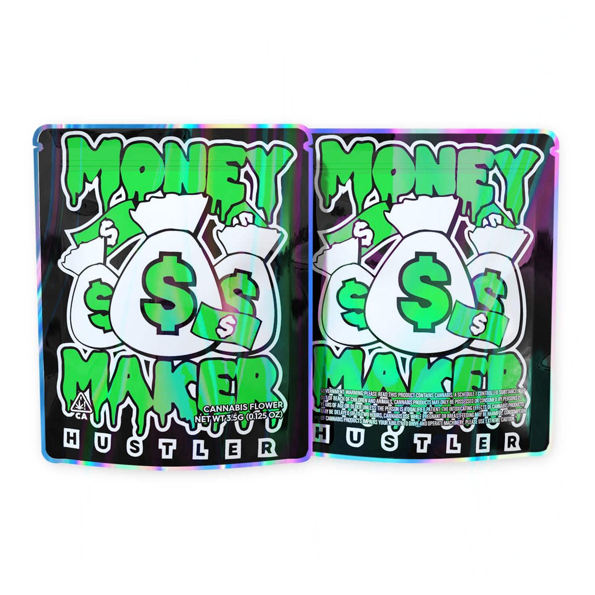 Money Maker Mylar Bags 3.5 Grams