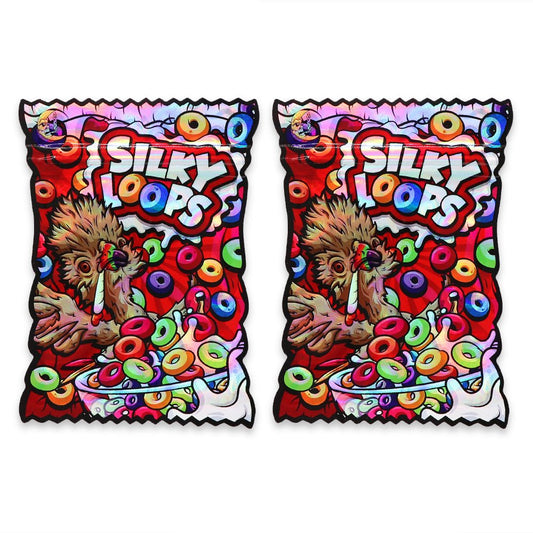 SILKY LOOPS MYLAR BAGS 3.5 GRAMS