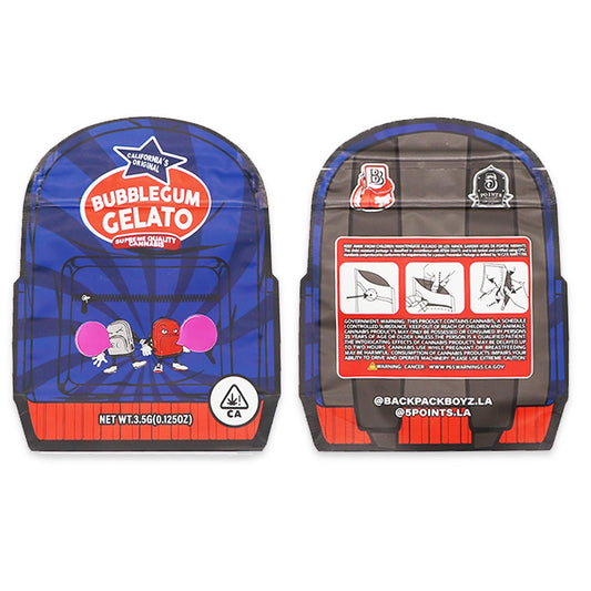 California Classic Bubblegum Gelato Flavor SFX 3.5 Mylar Bags
