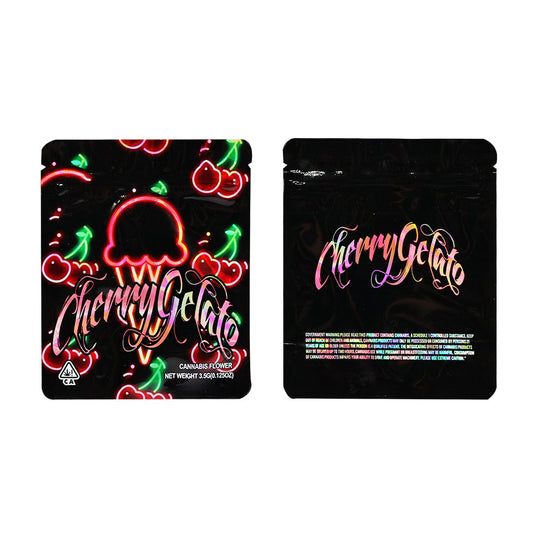 Cherrygelato Holographic Mylar Bags 3.5 Grams