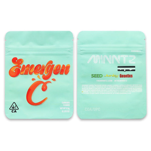 Cookies – Emergen C by Minntz 3.5g mylar bags - Custom420bagPackaging & Storage