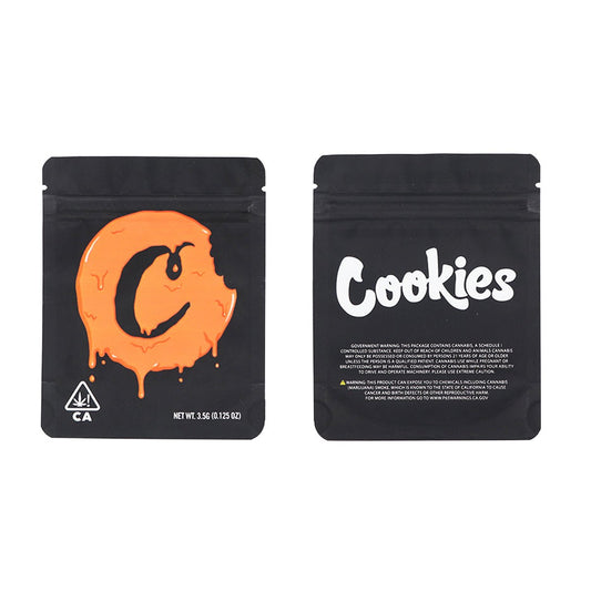 Cookies Letter C Holographic Mylar Bags 3.5 Grams
