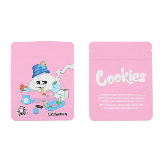 Cookies Snowman Holographic Mylar Bags 3.5 Grams