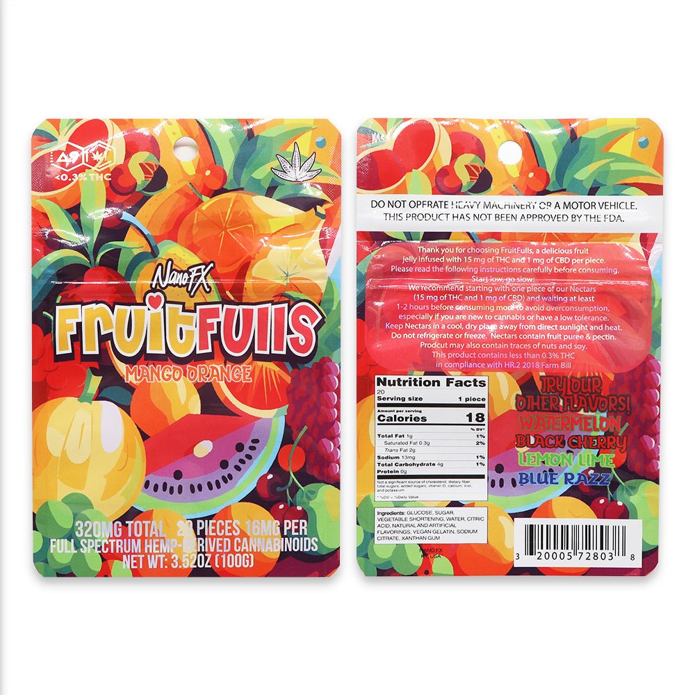 FRUIT FUIIS 3.5G Mylar Bags - Custom420bagPackaging & Storage