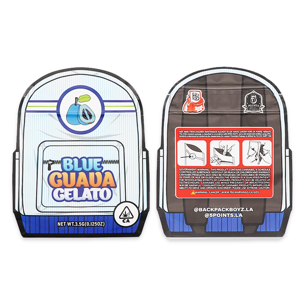 Guaua Gelato SFX Mylar Bags 3.5 Grams - Custom 420 bagPackaging & Storage