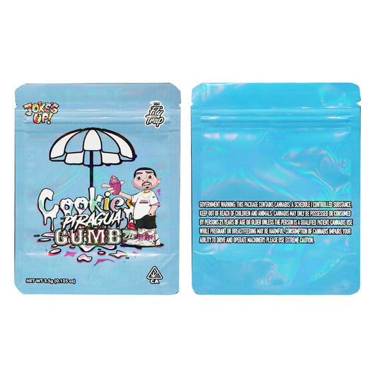 Gumbo Cookies Piragua Holographic Mylar Bags 3.5 Grams - Custom 420 bagPackaging & Storage