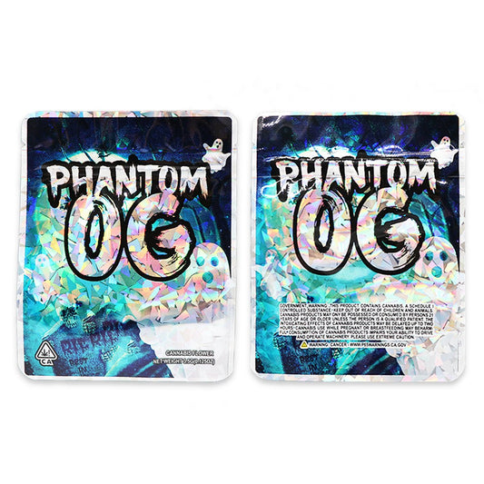 Phantom OG Holographic Mylar Bags 3.5 Grams