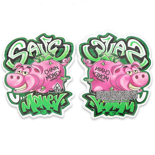 Piggy Bank: SAVE MONEY SFX Mylar Bags 3.5 Grams