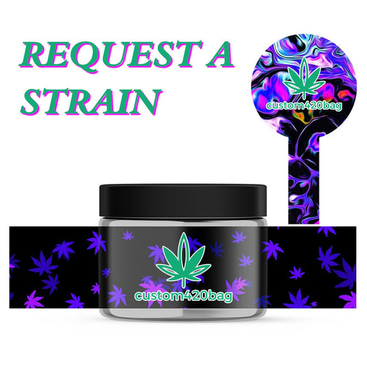 Request a Strain 7ml Glass Concentrate Jars - Custom420bagPackaging & Storage