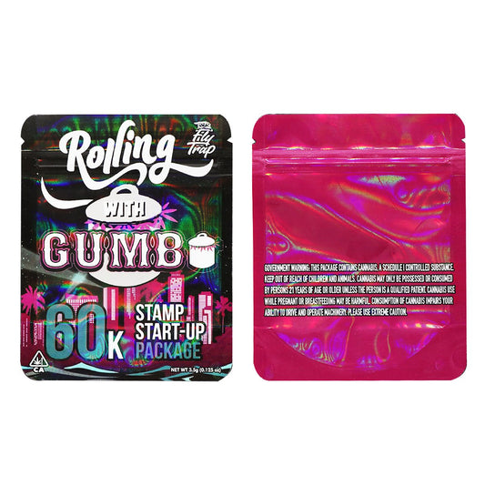 Rolling with Gumbo Holographic Mylar Bags 3.5 Grams