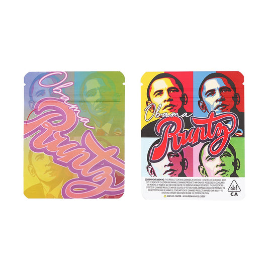 Runtz Obama Holographic Mylar Bags 3.5 Grams